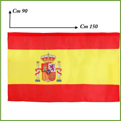 Bandiera Spagna cm 90x150 spagnola con stemma 