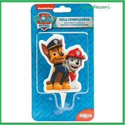 Candelina Paw Patrol sagomata cm 7.5
