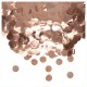 Coriandoli decorativi rosa gold foil tavola e palloncini 