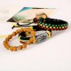Bracciale da uomo in cuoio etnico jamaica da rasta