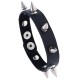 Bracciale con borchie braccialetto in pelle dark punk
