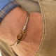 Bracciale da uomo con ancora in acciaio inox