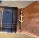 Bracciale da uomo con ancora in acciaio inox