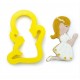 Tagliapasta Prima comunione calice cake topper bambina