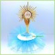 Cake Topper per Prima Comunione celeste 