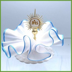 Cake topper calice prima comunione celeste