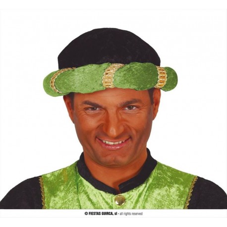 Turbante da arabo sceicco re magio cappello marajà indiano