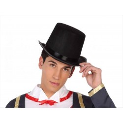 Cappello cilindro alto nero