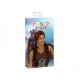 Parrucca vichinga donna capellli colore marrone con code 