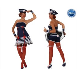 Costume Marinaia donna sexy abito blu  taglia M/L Atosa